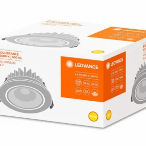 SPOT incastrat LED Osram, soclu integrat, putere 6.5W, forma spot, lumina alb calda, alimentare 220 - 240 V, "000004058075126909" (timbru verde 0.45 lei)
