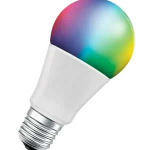 SET 3 becuri smart LED Osram, soclu E27, putere 9W, forma clasic, lumina multicolora, alimentare 220 - 240 V, "000004058075485754" (timbru verde 1.35 lei)
