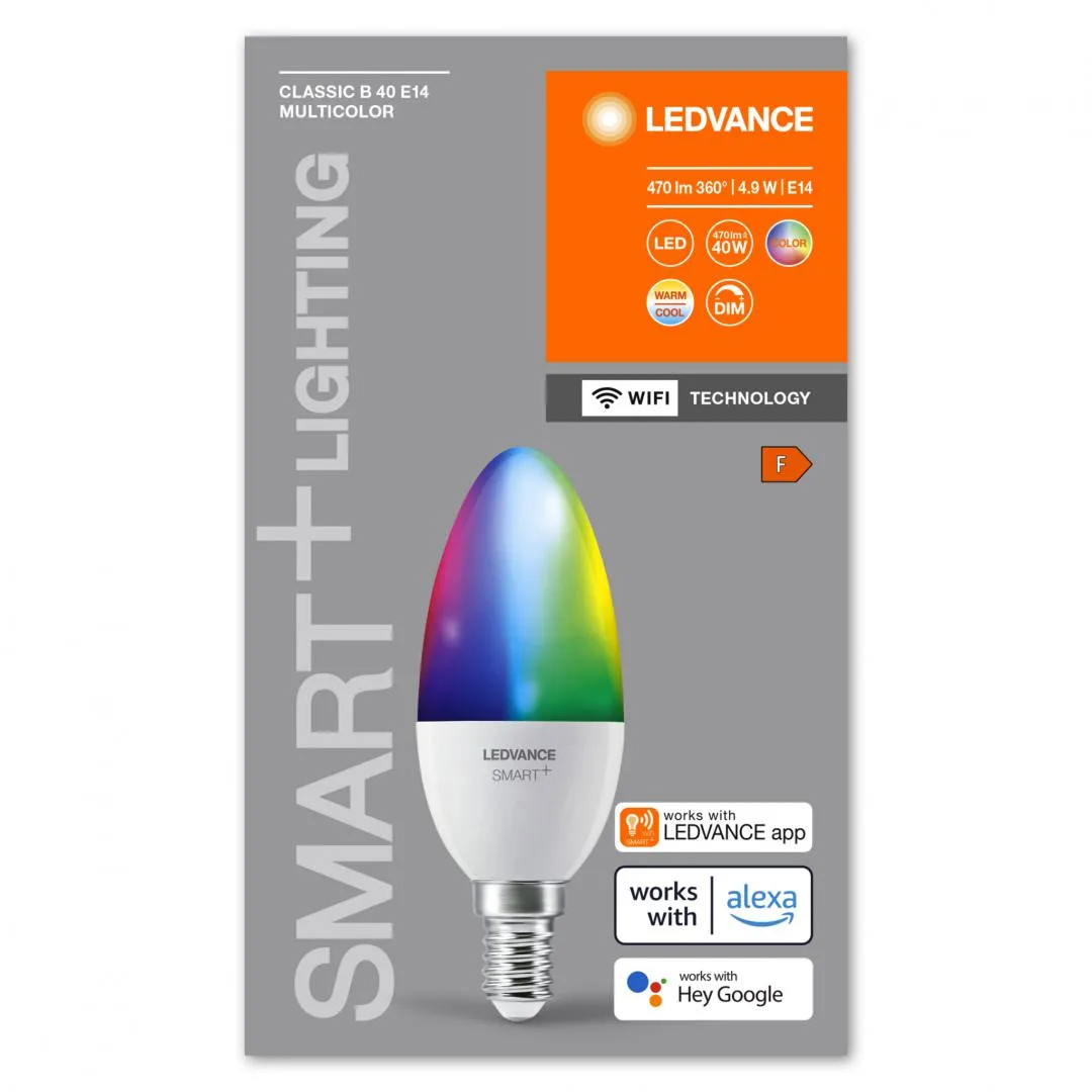 SMARTWIFIB40 4,9W 230V RGBWFRE14FS1LEDV "000004058075778597" (timbru verde 0.45 lei)