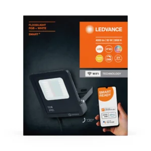 SMART OUTD WIFI FLOOD 50W RGBW DG LEDV "000004058075831438" (timbru verde 0.8 lei)