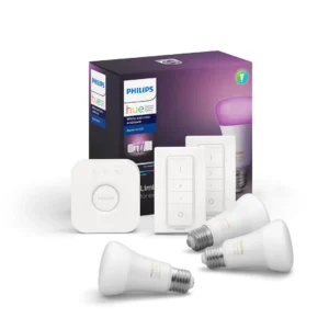 SET 3 KIT smart nespecificat Philips, soclu E27, putere 9W, forma clasic, lumina multicolora, alimentare 220 - 240 V, "000008718699696917" (timbru verde 1.35 lei)