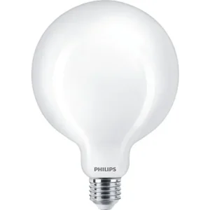 BEC LED Philips, soclu E27, putere 13W, forma oval, lumina alb calda, alimentare 220 - 240 V, "000008718699764814" (timbru verde 0.45 lei)