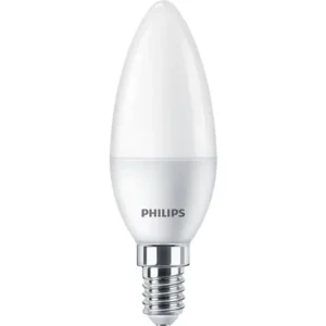 BEC LED Philips, soclu E14, putere 5W, forma lumanare, lumina alb calda, alimentare 220 - 240 V, "000008719514309364" (timbru verde 0.45 lei)