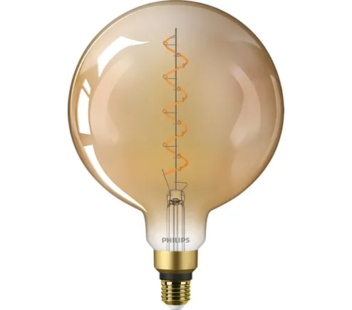 BEC LED Philips, soclu E27, putere 4.5W, forma clasic, lumina flacara, alimentare 220 - 240 V, "000008719514313842" (timbru verde 0.45 lei)