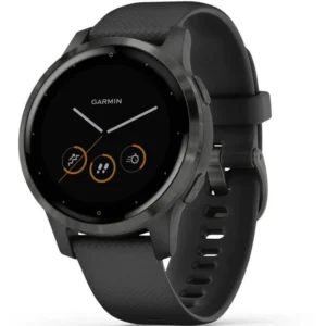 SMARTWATCH GARMIN, Vivoactive 4S, ecran 1.1 inch, touchscreen da 1.1 inch, conectare prin Bluetooth | GPS | WiFi, negru, "010-02172-14" (timbru verde 0.18 lei)