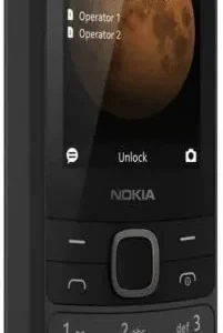 Telefon cu butoane, NOKIA, "225" ecran 2.4 inch, dual sim, rez. camera 0.3 Mpix, memorie interna 128 MB, 4G, OEM, acumulator 1150 mAh, negru, "16QENB01A12" (timbru verde 0.45 lei)