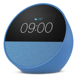 Boxa inteligenta Amazon Echo Spot 2024, Display 2.83", Wi-Fi, Bluetooth,Albastu,"171879"