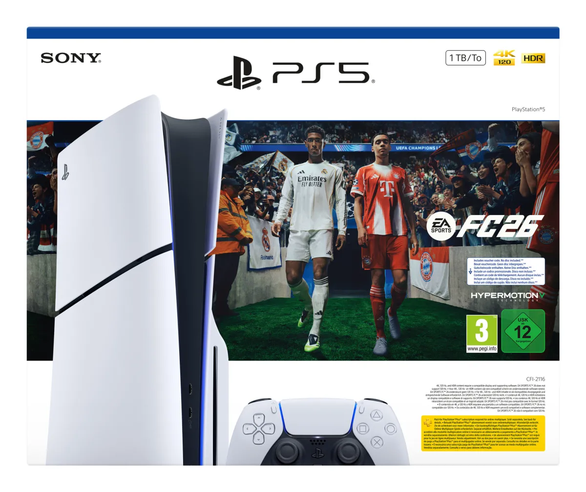 CONSOLA PS5 SLIM DISC FC26