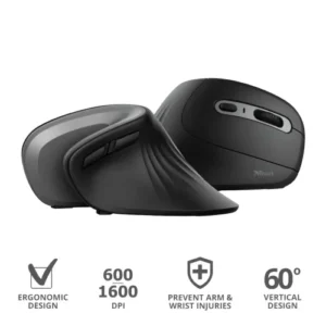 MOUSE Trust  Verro Ergonomic Wireless Mouse "23507" (timbru verde 0.18 lei)