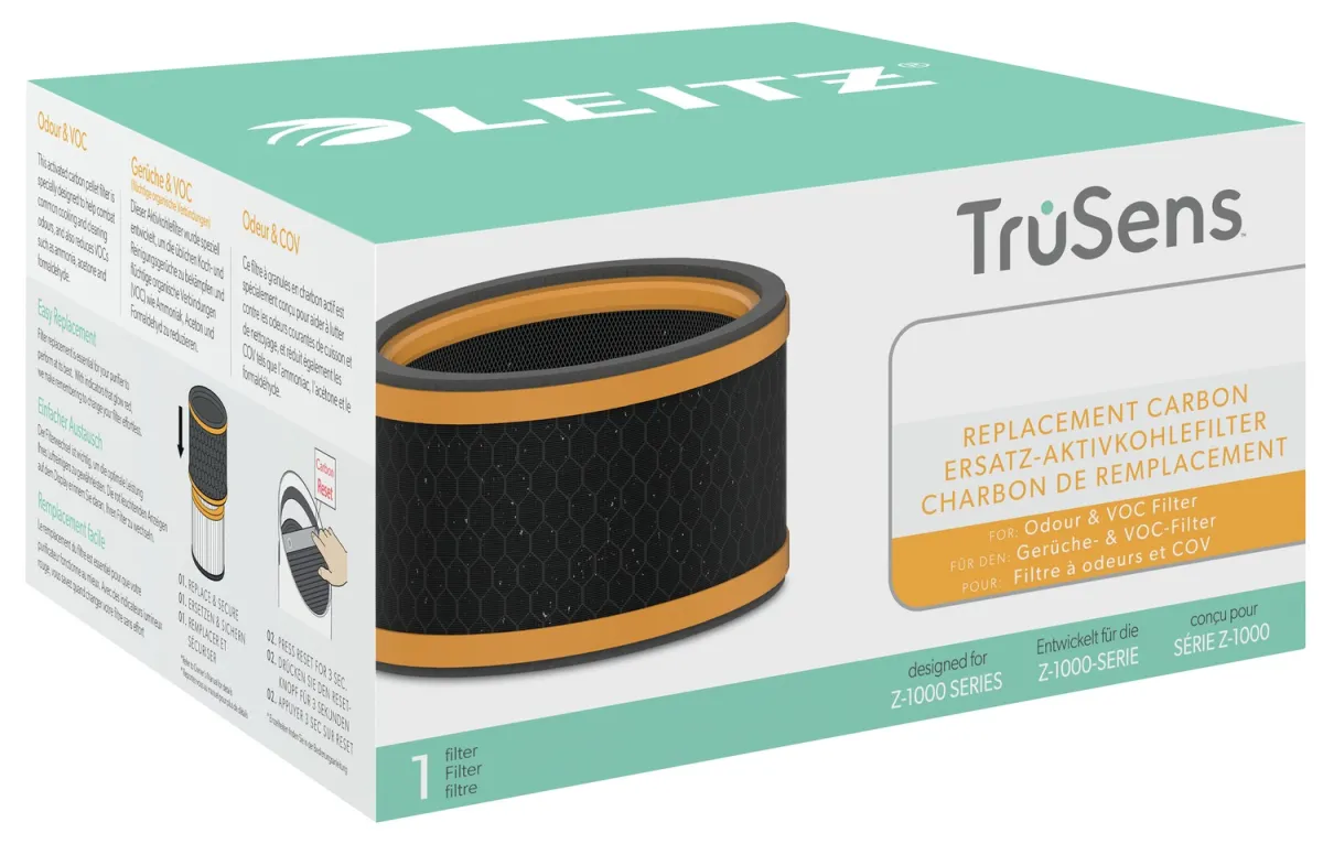 REZERVA filtru carbon, impotriva mirosurilor si a compusilor organici volatili, pentru purificator LEITZ TruSens Z-1000, "2415122" - imagine 2