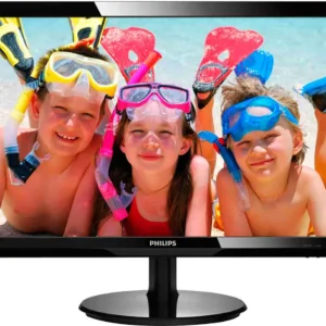 MONITOR PHILIPS 24", home, office, TN, Full HD (1920 x 1080), Wide, 250 cd/mp, 1 ms, VGA, HDMI, "246V5LHAB/00" (timbru verde 7 lei)