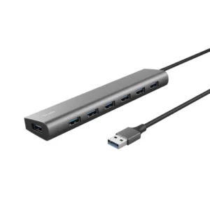 HUB USB Trust HALYX 7 PORT USB HUB "24967" (timbru verde 0.8 lei)
