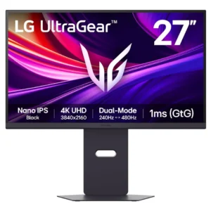 Gaming UltraGear 27G850A-B 27 inch UHD / FHD IPS 1 ms Dual mode 240 Hz / 480 Hz HDR FreeSync Premium Pro & G-Sync Compatible "27G850A-B" (timbru verde 7 lei)