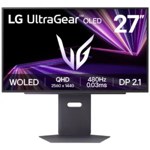 Gaming UltraGear 27GX790A-B 27 inch QHD OLED 0.03 ms 480 Hz HDR FreeSync Premium Pro & G-Sync Compatible "27GX790A-B" (timbru verde 7 lei)