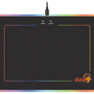 Mouse PAD GENIUS, "GX-Pad 600H RGB", gaming , cu led, cauciuc si material textil, 320 x 250 x 5.5 mm, negru , iluminat RGB, "31250006400"