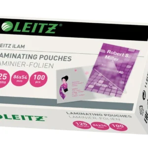 Folie Leitz MINI pentru laminare la cald, 54x86, 125 mic., 100buc/set, "33810"