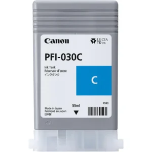 Cartus Cerneala Original Canon Cyan, PFI-030C, pentru IPF TM-240|IPF TM-340, 55ml, (timbru verde 1.2 lei),NOPP, "3490C001AA"