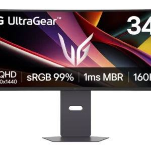 Gaming UltraGear 34G600A-B Curbat 34 inch UWQHD VA 1 ms 160 Hz HDR FreeSync Premium "34G600A-B" (timbru verde 7 lei)