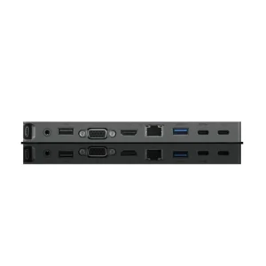 DOCKING Station LENOVO compatibil universal, conectare PC USB Type C, USB 3.0 x 3, USB Type C x 1, porturi video VGA x 1, HDMI x 1,  RJ-45, negru, "40AU0065EU" (timbru verde 0.18 lei)