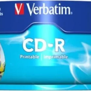 CD-R VERBATIM  700MB, 80min, viteza 52x,  25 buc, spindle, printabil, "AZO Wide Inkjet Printable" "43439/261909"