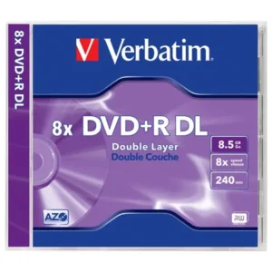 DVD+R VERBATIM  8.5GB, 240min, viteza 8x, Double Layer, 5Pack, Jewel Case, "Matt Silver" "43541"