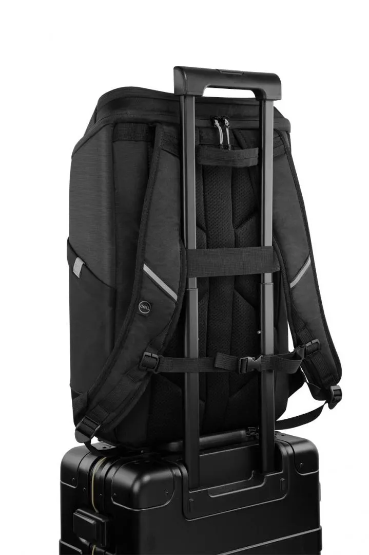 RUCSAC DELL, pt. notebook de max. 17 inch, 1 compartiment, buzunar frontal | buzunar lateral x 2, waterproof, poliester, negru / multicolor, "460-BCYY" - imagine 5