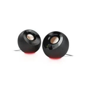 CREATIVE PEBBLE SE USB-C 2.0 Speakers w/Bluetooth 5.3, RGB Lighting, Aux, black "51MF1725AA000" (timbru verde 0.8 lei)