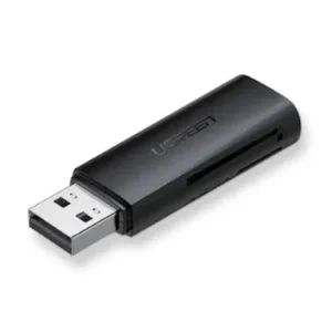 CARD READER extern Ugreen, "CM264" interfata USB 3.0, citeste/scrie: SD, microSD viteza pana la 480Mbps,  suporta carduri maxim 512 GB, plastic, black "60722" (timbru verde 0.03 lei) - 6957303867226