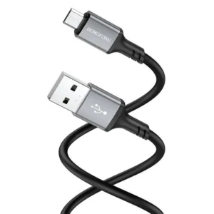 CABLU alimentare si date Borofone "BX83", Charging Data Cable pt. smartphone, USB la microUSB, 2.4A, 1m, negru "6974443386387" (timbru verde 0.18 lei)