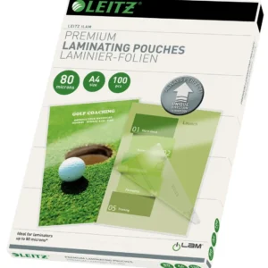 Folie Leitz UDT pentru laminare la cald,  A4,  80 mic., 100buc/set, "74780000"