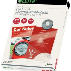 Folie Leitz UDT pentru laminare la cald,  A4, 175 mic., 100buc/set, "74830000"