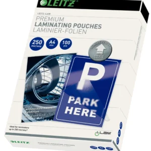 Folie Leitz UDT pentru laminare la cald,  A4, 250 mic., 100buc/set, "74840000"