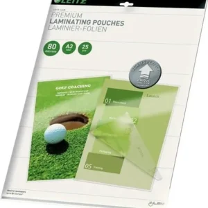 Folie Leitz UDT pentru laminare la cald, A3,  80 mic,   25buc/set, "74860000"