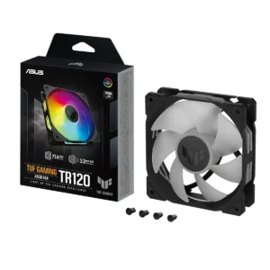 ASUS TUF GAMING TR120 ARGB, case fan (black/transparent) "90DA0090-B09000"