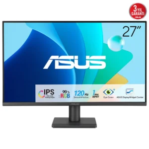 Monitor IPS LED Asus 27" VA279HG, Full HD (1920 x 1080), VGA, HDMI, Boxe, 120 Hz, 1 ms (Negru) "90LM04J1-B02371" (timbru verde 7 lei)