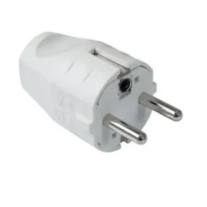 Stecker Schuko Bachmann 910.200, Demontabil, Pentru cordoane de la 3x0.75mm pana la 3x1.5mm, Alb, "910.200"