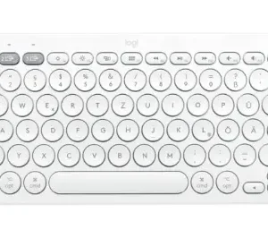 LOGITECH K380 for Mac Multi-Device Bluetooth Keyboard - OFFWHITE - INTL - INTNL (UK), "920-010407" (timbru verde 0.8 lei)