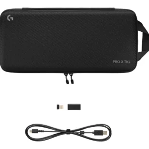 LOGITECH G PRO X TKL LIGHTSPEED Gaming Keyboard - BLACK - US INTL - 2.4GHZ/BT - EMEA28i-935 - CLICKY "920-012121" (timbru verde 0.8 lei)