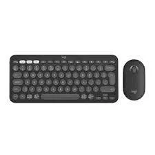 KEYBOARD +MOUSE COMBO PEBBLE 2/GRAPHITE 920-012239 LOGITECH "920-012239" (timbru verde 0.8 lei)