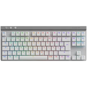 LOGITECH G515 LIGHTSPEED TKL - WHITE - US INTL - 2.4GHZ/BT- EMEA28i-935 - TACTILE "920-012539" (timbru verde 0.8 lei)
