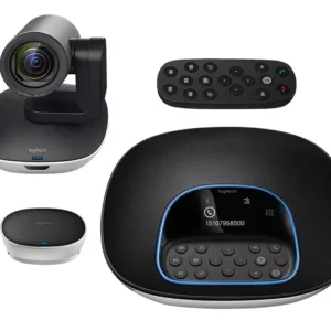 KIT CONFERINTA LOGITECH, Camera Web HD 1080p + Difuzor cu multiple functii, "GROUP Video ConferenceCam" "960-001057" (timbru verde 0.8 lei)