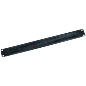 Ghidaj cabluri cu perii (organizator cabluri rack) , 1U , negru - DATEUP "9801130671
