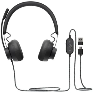 LOGITECH ZONE WIRED HEADSET FOR TEAMS - EMEA "981-000870" (timbru verde 0.8 lei)