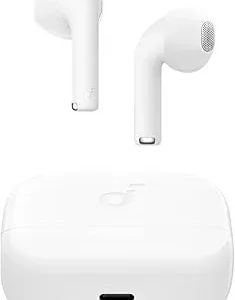 Casti TWS Anker "Soundcore K20i", semi-in-ear, utilizare multimedia, Bluetooth 5.3, driver 13mm, durata baterie pana la 36 ore, IPX5, ENC, alb, "A3994G21" (timbru verde 0.08 lei) - 0194644037611