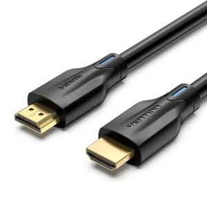 Cablu video Vention, HDMI (T) la HDMI (T), 3m, rezolutie 8K la 60Hz, conectori auriti, negru, "AANBI" (timbru verde 0.08 lei) - 6922794743519