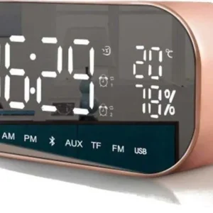 Akai radio cu ceas ABTS-S2GD, roz, "ABTS-S2 GOLD" (timbru verde 2 lei)