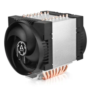 COOLER server Arctic "Freezer 4U-M" skt. Intel si AMD, racire cu aer, single tower, vent. 2x120mm, 400 - 2300 rpm, 8 heatpipe, inaltime 4U, fara LED, negru,"ACFRE00133B"  (timbru verde 2 lei)