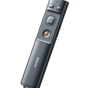 PRESENTER Baseus, wireless, laser 2.4 GHz, max. 100m, nu include baterie 1 x AAA, gri "ACFYB-B0G" (timbru verde 0.18 lei) - 6953156224742