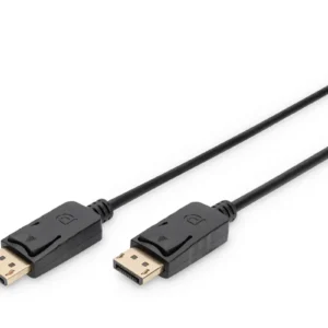 2 x DisplayPort tata, 3m, Negru "AK-340100-030-S" (timbru verde 0.8 lei)