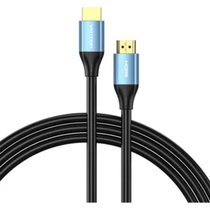 Cablu video Vention, HDMI(T) la HDMI(T), 1m, rezolutie maxima 4K la 60Hz/1080p la 60Hz, conectori auriti, cupru, invelis PVC, negru, "ALHSF" (timbru verde 0.18lei) -  6922794765580